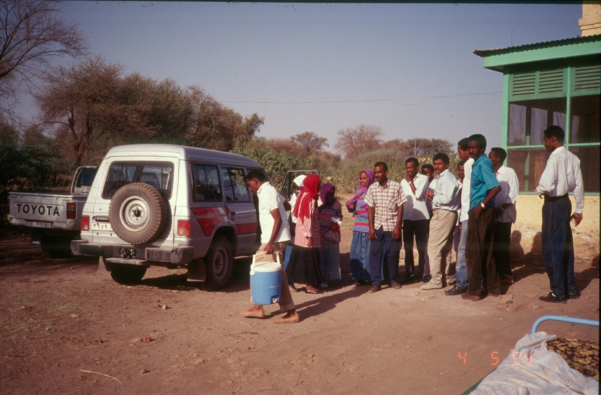 The first field survey for early case detection at Abu Gouta area in 1994